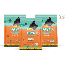 Fiete Soft Adult Duck 3 x 4 kg | Aukštos kokybės maistingas sausas maistas | Jautriems mitybai šunims | Aukštas suderinamumas | Be grūdų | Patikrinta kokybė (KIN institutas) | Pagaminta Vokietijoje