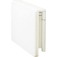 Gdmokle Sieninis sulankstomas stalas, medžio masyvas, sulankstomas stalas, erdvę taupantis plaukiojantis stalas, virtuvės stalas, vaikų baldai, nešiojamųjų kompiuterių stalas, valgomojo stalas (baltas, 80 x 50 x 33 cm)