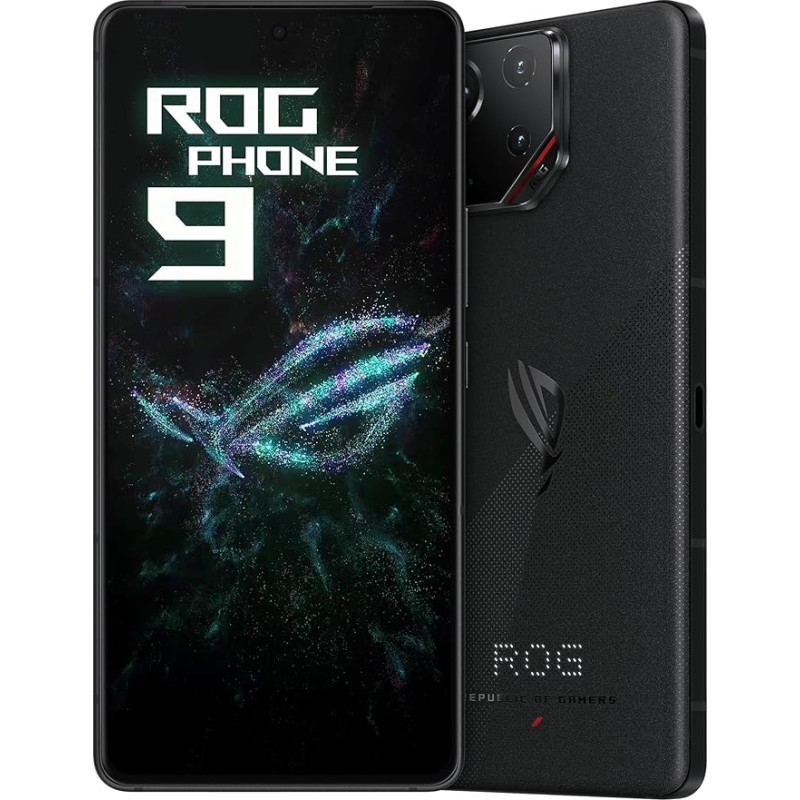 ASUS ROG Phone 9, oficialus ES, Phantom Black, 12 GB RAM, 512 GB atminties, 