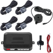 MOCNT Automobilio parkavimo pagalba 4 galiniai jutikliai atbulinės eigos pagalba Automobilio atbulinės eigos signalizacija Parkavimo sistema Parkavimo jutikliai atbulinės eigos parkavimo pagalba atbulinės eigos radaro sistema Buzzerio signalas Perspėjimas