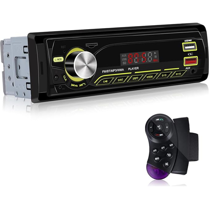 NHOPEEW 1 DIN automobilinis radijas - automobilinis radijas su dviguba 