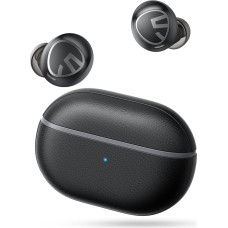 SoundPEATS Free2 Classic Bluetooth 5.1 belaidės ausinės su 30 valandų veikimo trukme IPX5 atsparios vandeniui, skirtos sportui, stereofoninės ausinės į ausis, įmontuotas mikrofonas aiškiems skambučiams, juodos spalvos