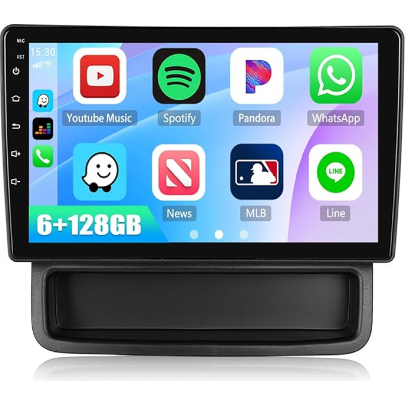 6G + 128G CAMECHO Android 13 automobilinis radijas Opel Vivaro A 87R/Renault Trafic II Nissan Primastar su Carplay Android Car Navi, 8 branduolių, automobilinis radijas su 10 colių ekranu, Bluetooth FM/RDS Mirror Link DSP