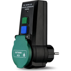 REV Ritter 0515494555 RCD Safety Adapter 16 A 0,03 A Black