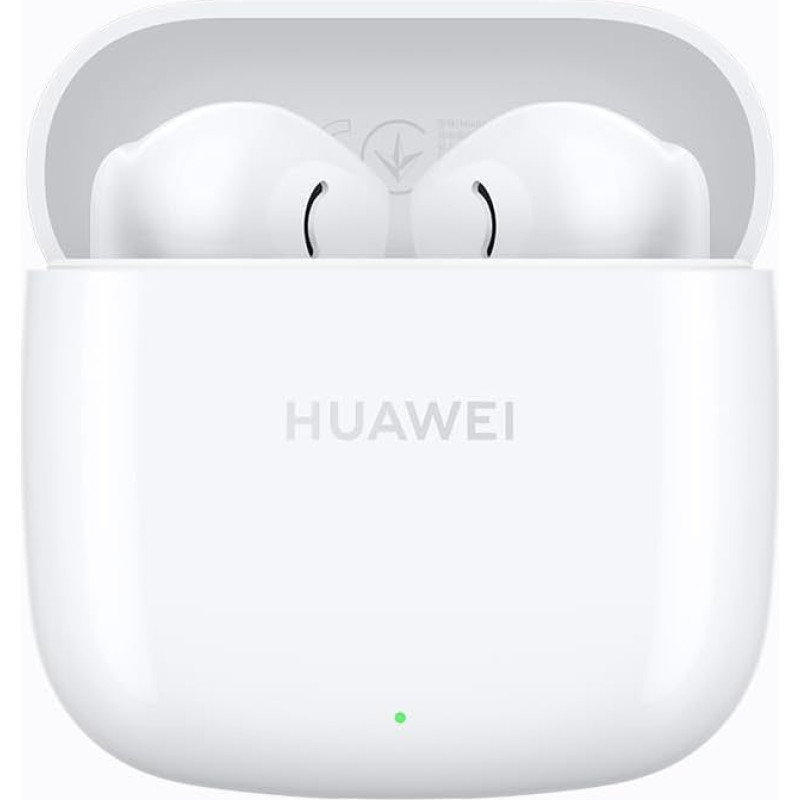 HUAWEI FreeBuds SE 2 belaidės ausinės, iki 40 valandų veikianti baterija, lengvos ir patogios, subalansuotas garsas, atsparios vandeniui, vokiška versija, keramikinės baltos spalvos