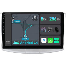 YUNTX [8GB + 256GB] Android 14 automobilinis radijas VW Passat B6/B7 Magotan/CC (2010-2015 m.)-[Integruotas CarPlay/Android Car/DSP/GPS]-10.1 colių IPS 2.5D-CAM+MIC-DAB/Mirror Link/Bluetooth 5.0/360 kamera