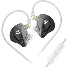 keephifi KZ EDXS In-Ear Monitor ausinės 10 mm dinaminis vairuotojas HiFi 3D metalinės ausinės KZ laidinės ausinės IEMS su aukštos raiškos garsu ir nuimamu kabeliu (su mikro)