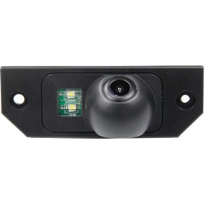 Rückfahrkamera wasserdicht Nachtsicht Auto Rückansicht Kamera Einparkhilfe, Kennzeichenleuchte (Schwarz) für Ford Galaxy MK3 Ford Kuga C520 Ford Mondeo MK4 Fiesta Fiesta Seda Fiesta ST Focus MK2