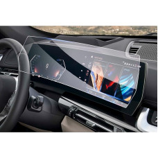 GAFAT Compatible with BMW X1 iX1 U11 2022 2023 2024 Protective Film, 10.7 Inch Navigation + 10.25 Inch Cockpit Glass Screen Protector for X1 U11 iDrive 8, 9H Anti-Scratch