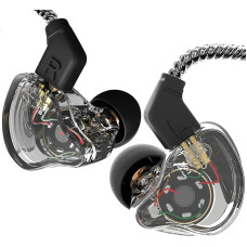 keephifi CCZ Melody In-Ear ausinės laidinės ausinės be mikrofono IEM HiFi Bass su 1DD 1BA ausų įdėklais 4N OFC laidu muzikantams dainininkams scenos studijai žaidimams