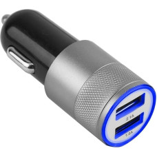 90W automobilinis įkroviklis Greitasis įkrovimas USB C įkroviklis PD 45W & QC 3.0 Mine Cigarečių žiebtuvėlis USB greitasis įkrovimas su mėlynu LED 12V automobilinis įkroviklis