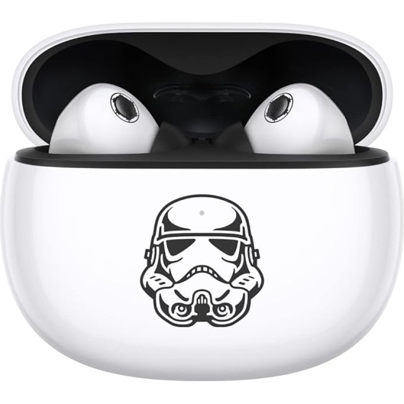 Xiaomi Buds 3 Star Wars Edition Stormtrooper Limited Edition Hi-Fi Sound Bluetooth 5.2 ryšys Triukšmo slopinimas iki 40 dB Atsparumas dulkėms ir vandeniui 3 dydžiai Disney Star Wars