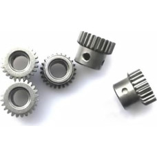 Variklio krumpliaračio pavarų modulio krumpliaračio 5 vnt 0,5 modulio 24 dantų pavara 6 mm vidinė skylė 0,5M 24T Spur Gear variklio metalinė plieninė pavara su viršutine vielos varžto skyle Spur Cone