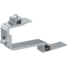 Fischer RH 30 H AL 10 kabliukų iš aliuminio su fiksuotu pagrindu, skirtų profilių saulės baterijoms