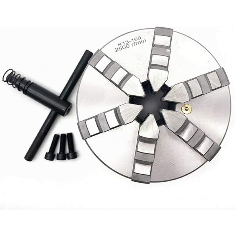 Swivel Bearing 160mm Metal Lathe Chuck 6-Jaw Self Centering Chuck K13-160 Brand Scroll Chuck