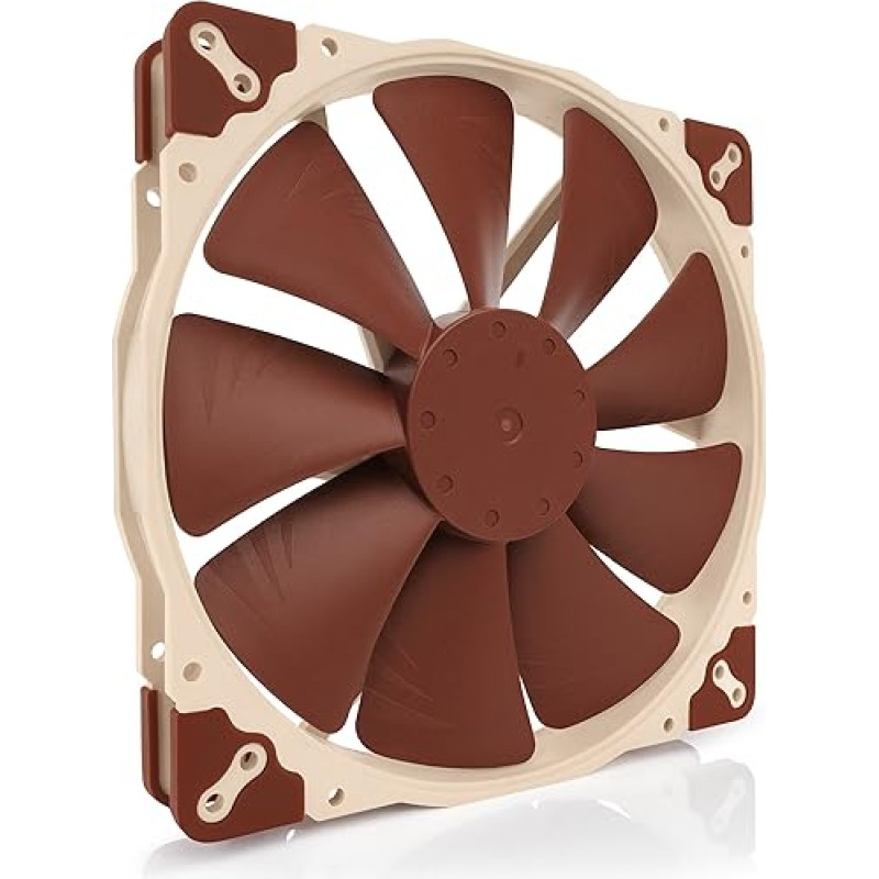 Noctua NF-A20 5V PWM, lengvas Premium-Lüfter su USB jungtimi, 4 kontaktų, 5V versija (200x30mm, Braun)