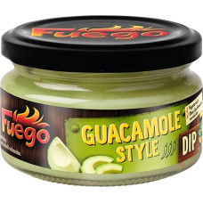 Fuego - Guacamole Dip | Creamy Avocado Dipping Sauce | For Tortilla Chips | Vegetarian, No Flavour Enhancer | 200ml