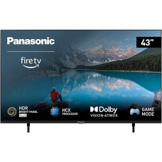 Panasonic TX-43MXW834, 43 Inch 4K Ultra HD LED Smart 2023 TV, High Dynamic Range (HDR), Dolby Atmos & Dolby Vision, Fire TV, Prime Video, Alexa, Netflix, Black