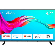 DYON Smart 32 VX 80 cm (32 Inch) TV (HD Smart TV, HD Triple Tuner (DVB-C/-S2/-T2), App Store, Prime Video, Netflix, YouTube, DAZN, Disney+) [Mod. 2022], Black