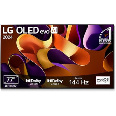 LG OLED77G48LW TV 77 Inch (195 cm) OLED evo TV (α11 4K AI Processor, webOS 24, Dolby Vision, up to 120 Hz) [Model Year 2024]