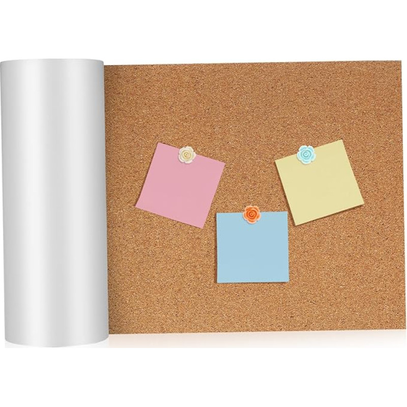 PHENOFICE 1 Roll Self-Adhesive Cork Roll Self-Adhesive Cork Board Shelf Liner Cork Board Frame Photo Board Self-Adhesive Cork Boards Self-Adhesive Message Board