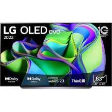 LG OLED83C37LA TV 210 cm (83 Inch) OLED evo TV (Smart TV, Brightness Booster, 120 Hz) [Model Year 2023]