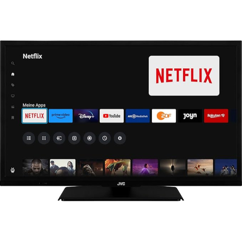 JVC LT-24VH5455 24 Inch Smart TV (HD-Ready, HDR, Triple Tuner, 6 Months HD+ Included)