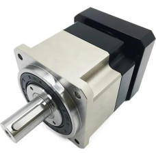MUHM Nema34 Motorgetriebe Schrägplanetengetriebe Untersetzungsgetriebe 12,7/14/16/19 mm Eingang for 80/90 mm 750 W 1 kW Servo 86 mm Schrittmotor (Dydis: santykis 40:1, spalva: 16 mm įvesties)
