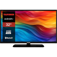 TELEFUNKEN Android TV 32 Inch TV (HD Smart TV, HDR, Triple Tuner, Bluetooth) D32H554X2CWII