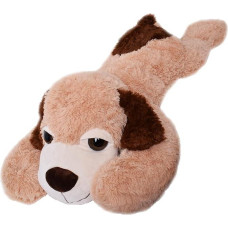 TE-Trend XXL Giant Cuddly Toy Dog Large Stuffed Toy Pliušinis žaislas Dovanų pliušinis šuo Cuddly Dog Pliušinis šuo 100 cm Brown