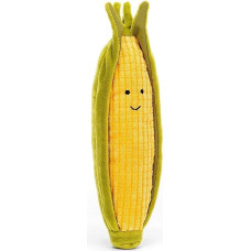 Jellycat Vivacious Vegetable Sweet Corn (Corn on the Cob) Kolekcinė pliušinė dekoracija