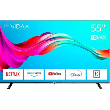 DYON Smart 55 VX 139 cm (55 Inch) TV (4K UHD Smart TV, HD Triple Tuner (DVB-C/-S2/-T2), App Store, Prime Video, Netflix, YouTube, DAZN, Disney+) [Mod. 2023]