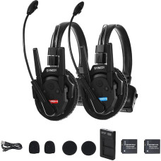 Synco Xtalk Xpro 2 Full Duplex Wireless Intercom Headset System 2-Person Team