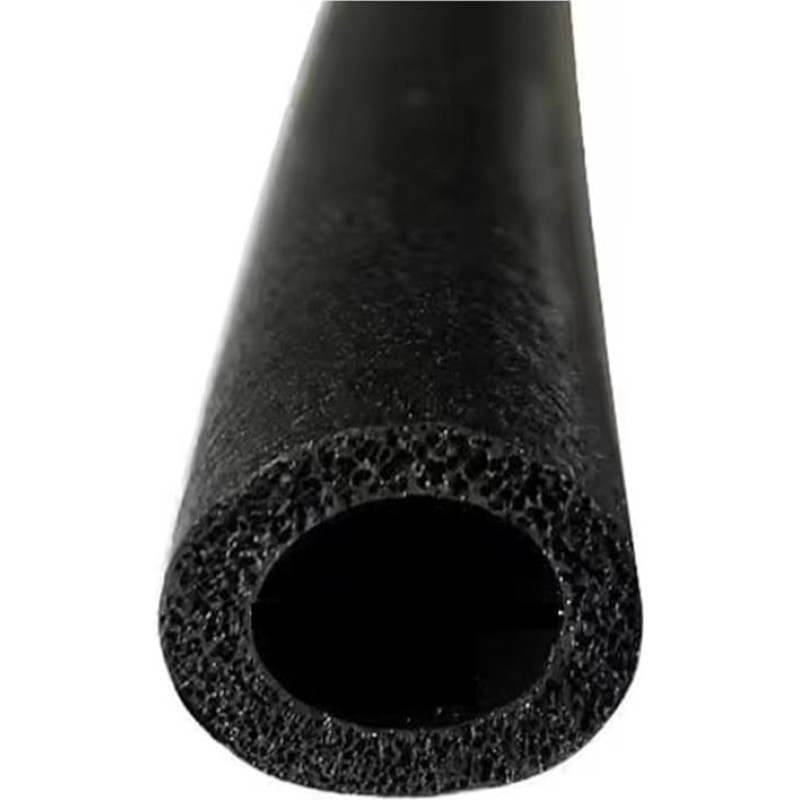 lengva 4 m EPDM-šarvuotis, Neopren-Kunststoff, NBR-Schaumrohr, schwarz, weich, rund, Wärmerohrschlauch, hält den Schlauch warm(18mm*38mm)