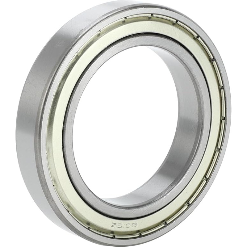 A ABSOPRO 6015ZZ Deep Groove Ball Bearing P0 75 x 115 x 20 mm Tepami guoliai Dvigubas metalinis sandariklis Sidabrinis tonas Motorolerio riedlentės ratas