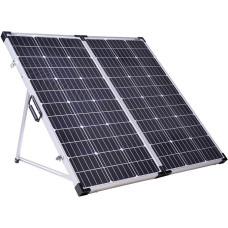Offgridtec solar case with integrated charge controller and elevation, plug and play