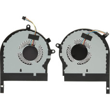 CPU GPU ventiliatorius, DC 5V 0,5A 4 kontaktų nešiojamojo kompiuterio ventiliatorius, skirtas ROG TUF Gaming FX504 FX80 FX80G FX80GE ZX80GD FX8Q FX504GD FX504GE GTX1050 (CPU ir GPU ventiliatorius)