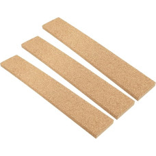 KICHOUSE Pack of 3 Self-Adhesive Cork Strips for Walls Cork Strips Cork Board Strips Framed Cork Board Pin Board Bar Strips Cork Notice Board Strips Cork Boards Office