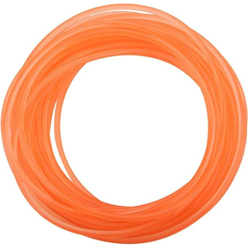 Aukštos kokybės uretano apvalus diržas, PU Drive Belt Orange Poliuretano Drive Round Belt (5mm x 10m)