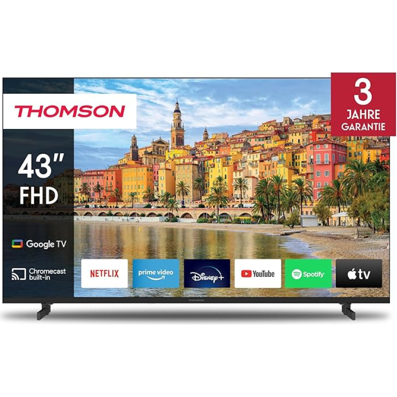 Thomson 43 Inch (109 cm) Google TV FHD Voice Control Triple Tuner Smart TV 43FG2S14-2024