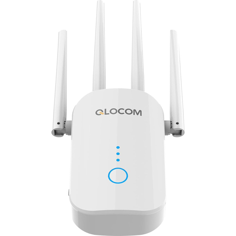 QLOCOM WLAN stiprintuvas 1200M dvigubos juostos stiprintuvas su WPS Dowbjhtplqbhui