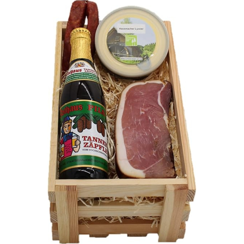 Juodojo miško meno dovanų krepšelis - Juodojo miško dėžutė - medinė dėžutė maža (Eglės danties medis)