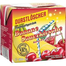 Durstlöscher Bananų ir vyšnių vaisių sulčių gėrimas 500 ml