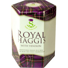 Škotiškas tradicinis karališkasis Haggis su elniena - dovana iš Škotijos