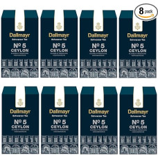 Dallmayr Black Tea No. 5 Ceylon Small Leaf Mix, Pack of 8 (8 x 100 g)