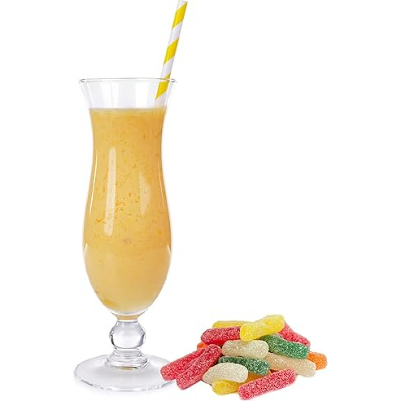 Sour Sweets Whey Powder Luxofit Enriched with L-Carnitine Protein Wellness Drink Aspartame Free Whey (333 g)