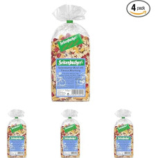 Seitenbacher Muesli Fitness Mixture, pilno grūdo, su pilnavertėmis avietėmis, tamsiuoju šokoladu, migdolų dėže (1 x 750 g) (4 vnt.)