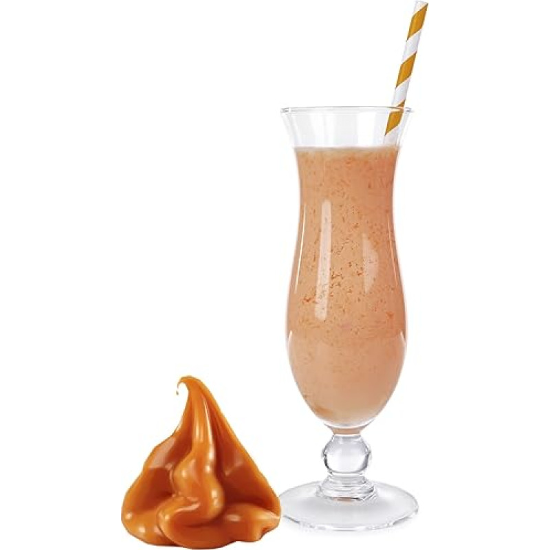 Luxofit Caramel Whey Powder Enriched with L-Carnitine Protein Aspartame-Free Wellness Drink (10 kg)