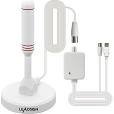 LEADSIGN Vidinė lauko TV antena, sustiprinta TV antena 