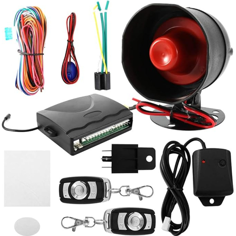 Fydun Car Alarm System Remote Start Stop Push Button Engine 12V Universal Anti-Theft Start Stop Lock